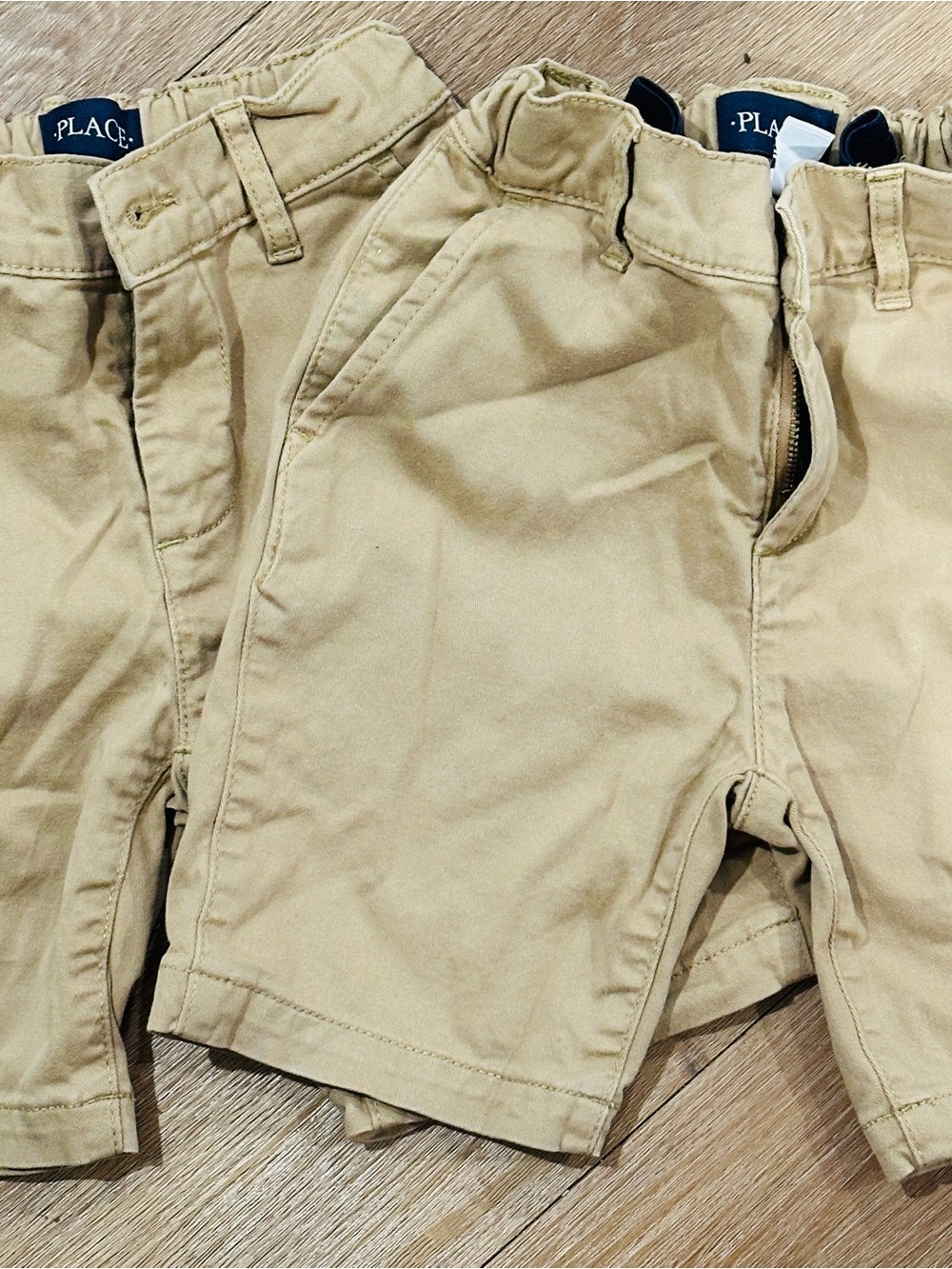The Children's Place Toddler Khaki Shorts - Beige 2 Pair